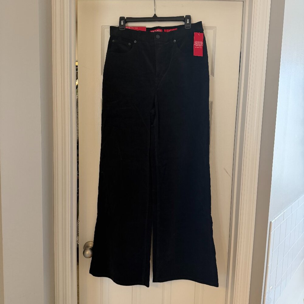 NWT!! SPANXshape™ Authentic 360 Corduroy Wide Leg Jeans - Black